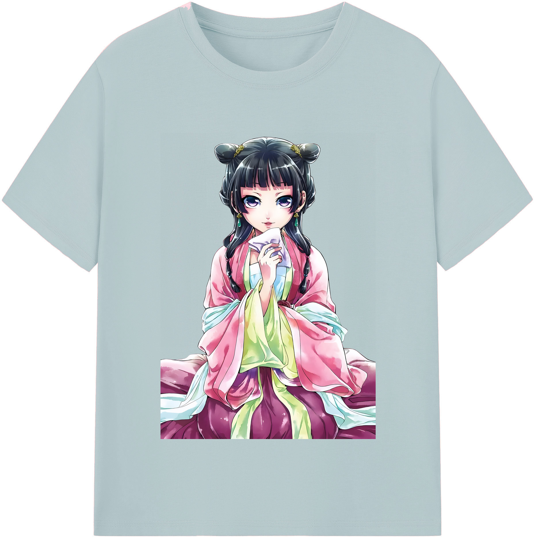 （画像用） 薬屋のひとりごと The Apothecary Diaries 綿100％半袖Tシャツ（フロントプリント）
